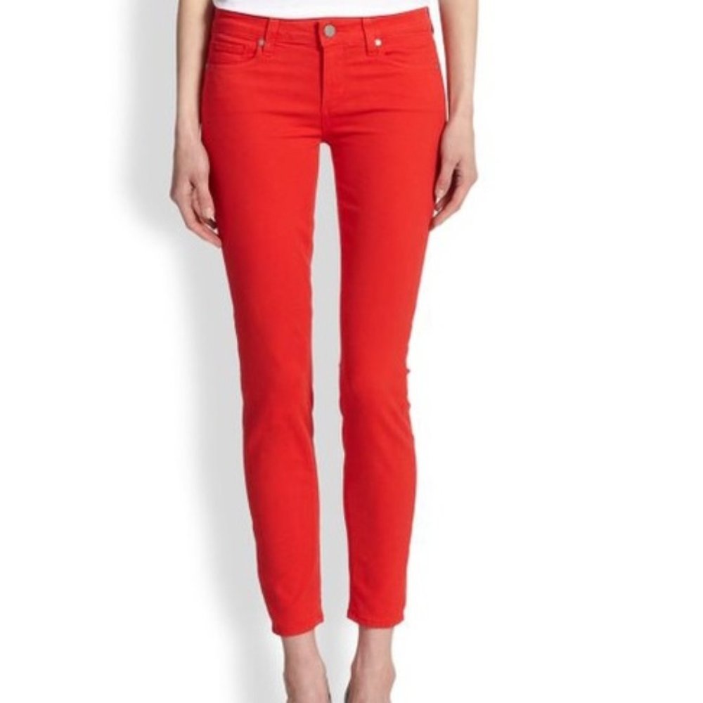 H&M -Red Skinny Super Stretch Jeggings